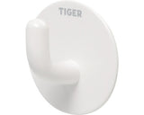 Cuier Baie Tiger Alb Rotund