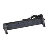 Prelungitor rotativ Legrand Revolution L694511, cu intrerupator iluminat, 4 prize, protectie supratensiune, indicator LED, sectiune cablu 3x1.5mm, cordon 1.5m, Negru