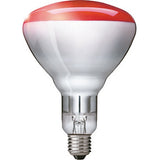 Bec InfraRosu Industrial Philips, E27, 150W, dimabil, incandescent, Rosu