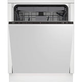 Masina de spalat vase incorporabila Beko BDIN36535, 15 seturi, 6 programe, HygieneIntense, SteamGloss, AquaIntense, Motor ProSmart Inverter, AutoDoor Opening, Touch Button, Cutlery Tray, Clasa C, 60 cm