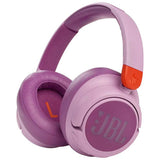 Casti audio over-ear pentru copii JBL JR460NC, Bluetooth, Active Noise Cancelling, Microfon, Roz