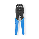 Cleste de sertizare RJ45 / RJ11 albastru Nedis