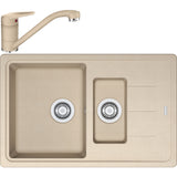 Pachet chiuveta bucatarie fragranite Franke BFG 651-78 + Baterie Novara Plus, cartus ceramic, Avena
