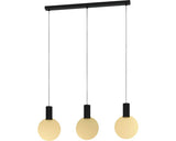 Lustra Cu Led Integrat Sarona 3x4, 5w 1035 Lumeni, Auriu
