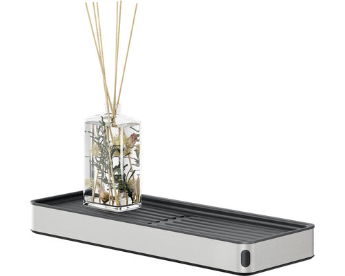 Etajera Baie Tiger Cooper Inox/negru 800233