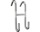 Cuier Baie Reika Saku, Prindere Pe Usa, 2 Agatatori, Inox Periat