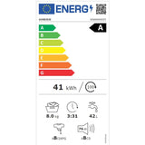 Masina de Spalat Rufe Frontala Slim GORENJE WNHEI74SAS, SteamTech, 7 kg, 1400rpm, Clasa A, Alb