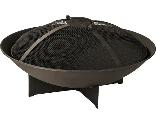 Bol De Foc Cu Grill Landmann Pentru Terasa Ø 60 Cm H 35 Cm Negru