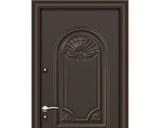Usa Exterior Metalica Zamolxis 88x205 cm Dreapta, Negru