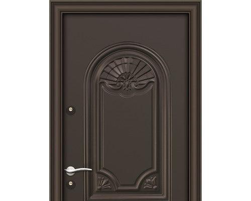 Usa Exterior Metalica Zamolxis 88x205 cm Dreapta, Negru