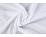 Perdea Cu Inele Sable Uni Alb 300x245 Cm