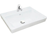 Lavoar Roca Caserta, 60 cm, Alb