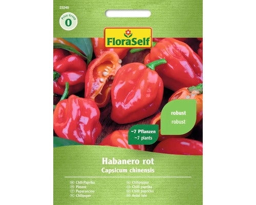 Seminte Legume Floraself Ardei Iute Rosu Habanero F1