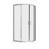 Cabina de dus semirotunda Radaway Premium Plus A 1900, 90x90x190 cm, sticla securizata grafit, profil crom