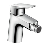 Baterie bideu Hansgrohe Logis 70 71204000, monocomanda, crom