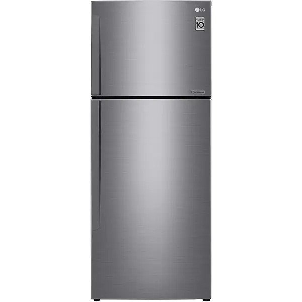 Frigider cu doua usi LG GTB574PZCVD, 438 l, No Frost, LinearCooling, Compresor Linear Inverter, Clasa F, H 178 cm, Argintiu