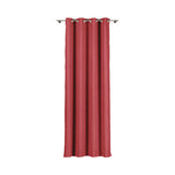 Draperie cu inele Tysa, uni bordo, efect umbrire, 140x245 cm