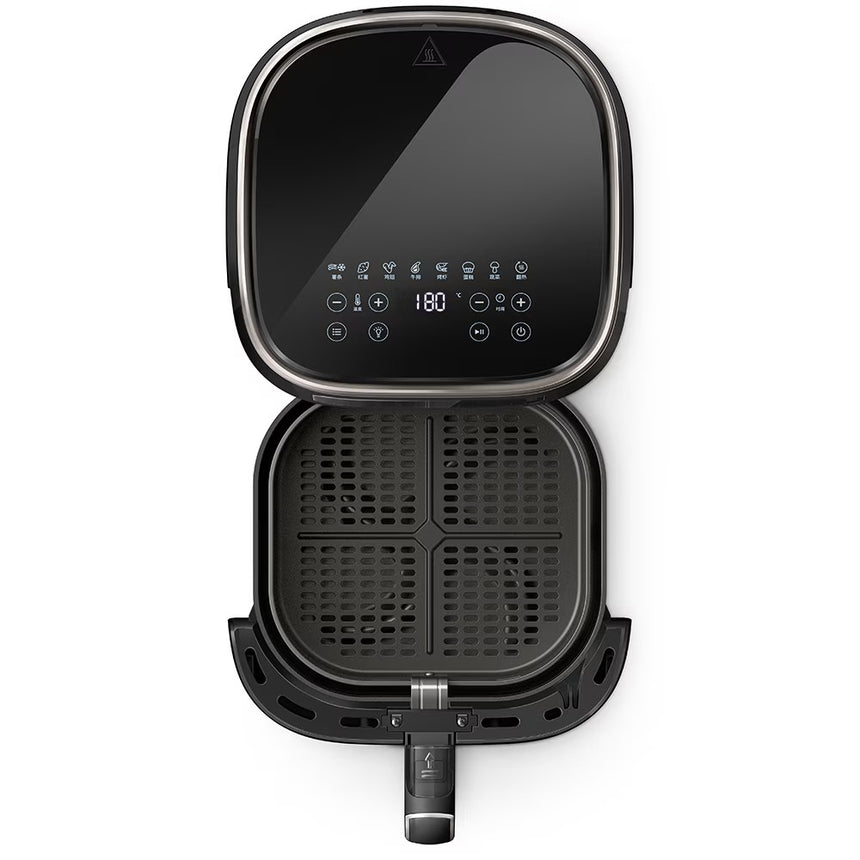 Friteuza cu aer cald Seria 3000 Airfryer XL HD9257/80, 1kg, 5.6l, 1700W, Negru-argintiu