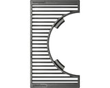 Placa De Gratar Semi-rotund Tennker Carbon, Fonta, 41, 8 X 24 Cm, Negru
