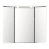 Dulap cu oglinda Funa, iluminare LED, 68x60 cm, alb, IP 20