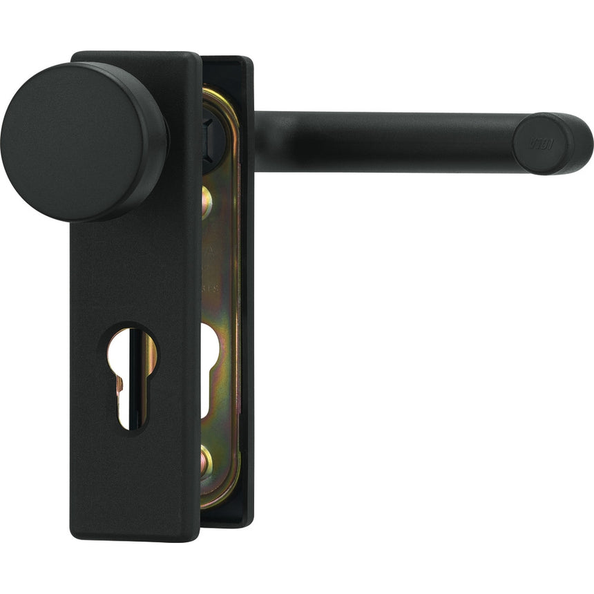 ABUS Maner usa Antifoc KFG, cu sild pentru cilindru, buton-maner, 72 mm