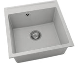 Chiuveta Bucatarie Cu O Cuva Fat Avangard 225 51x51 Cm, Fara Picurator, Fatgranit Light Grey