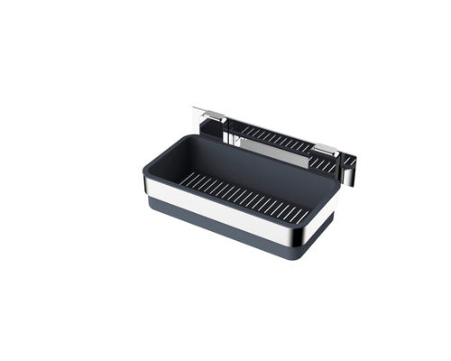 Etajera Dus REIKA Ovaro Magnetica Antracit Cromata Fara Placa Montaj