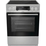 Aragaz GORENJE ECS6350XC, 4 arzatoare, Electric, L 60 cm, Inox-Negru