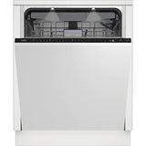 Masina de spalat vase incorporabila Beko BDIN39640A, 16 seturi, 11 programe, AutoDose, HomeWhiz prin WiFi, HygieneIntense, SteamGloss, DeepWash, Fast+, HalfLoad, CornerIntense, Motor ProSmart Inverter, AutoDoor Opening, Sliding Fit+, Clasa C, 60 cm