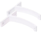 Set 2 Console Perete Simple 10 Cm, Alb