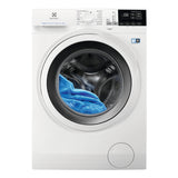 Masina de spalat rufe cu uscator Electrolux PerfectCare700 FW7WP447W, Spalare 7 kg, Uscare 5 kg, 1400 rpm, Clase A, Motor Inverter cu MagnetPermanent, Display LCD, DualCare, SteamCare, FreshScent, Sensicare. Time Manager, Alb