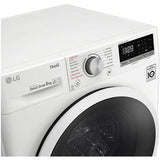 Masina de spalat rufe frontala LG F4WT408AIDD, 6 Motion, 8kg, 1400rpm, Clasa A+++, Alb