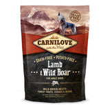 Hrana uscata pentru caini Carnilove, Adult, Miel & Mistret, 1.5 Kg