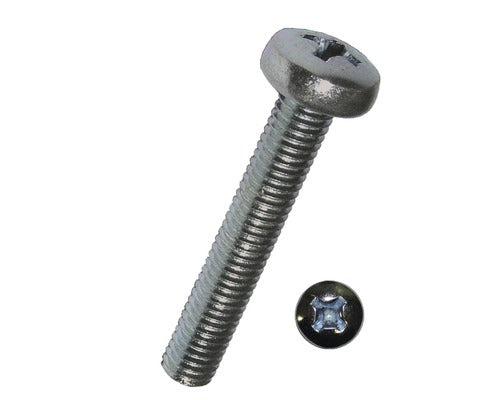 Suruburi Metrice Cu Cap Bombat Cruce Dresselhaus 4x30 Mm Din7985 Otel Zincat, 100 Bucati