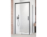 Perete lateral dus Radaway Idea Black S1 dreapta 80x200 cm, sticla transparenta, profil negru