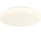Plafoniera cu LED integrat Twister 18W 1800 lumeni, pentru baie IP44, plastic alb