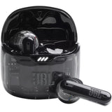 Casti audio in ear JBL Tune Flex, True Wireless, Bluetooth, Active Noise Cancelling, IPX4, JBL Sound Fit, Negru Transparent