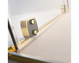 Usa Culisanta Radaway Furo Gold, Deschidere Dreapta, 60x200 cm, Sticla Securizata Transparenta, Profil Auriu