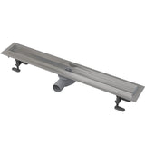 Rigola de dus cu gratar cu doua fete de 75 cm Alcaplast APZ13-DOIBLE9-750