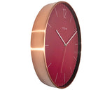 Ceas Perete Nextime Essential Copper Rosu Ø 40 Cm