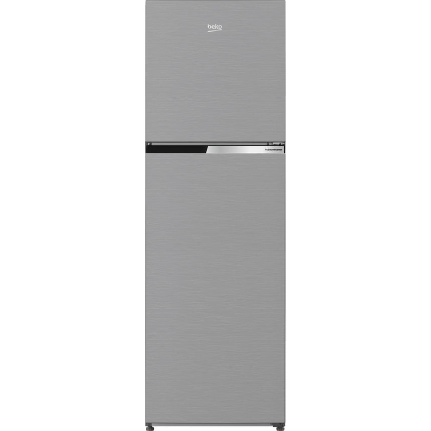 Frigider cu doua usi Beko RDNT271I40XBN, 250 l, NeoFrost Dual Cooling, Display touch control, Compresor ProSmart Inverter, Clasa E, H 165 cm, Metal Look