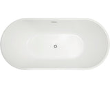 Cada de Baie Dreptunghiulara Freestanding Alure, Acril, 82x172x60 cm, Alb