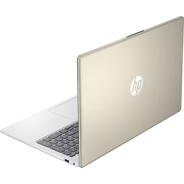 Laptop HP 15-fc0006nq cu procesor AMD Ryzen™ 5 7520U pana la 4.30 GHz, 15.6", Full HD, IPS, 16GB, 512GB SSD, AMD Radeon™ Graphics, Windows 11 Home, Warm Gold