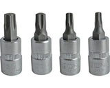 Set Chei Torx Exterior Wgb 1/4", 4 Piese, Crom-vanadiu