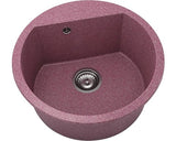Chiuveta Bucatarie Rotunda FAT Avangard 223 Ø51 cm, Granixit Violet
