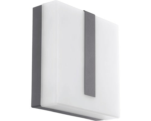 Aplica Cu Led Integrat Eglo Crosslink 14w 1400 Lumeni, Lumina Calda, Pentru Exterior Ip44, Antracit/Alb