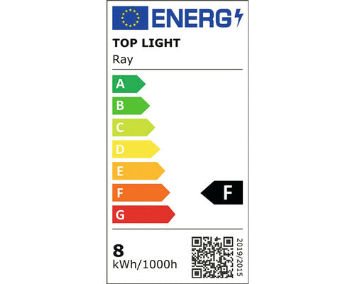 Aplica Cu Led Integrat Ray C 8w 680 Lumeni, Pentru Exterior Ip44, Negru