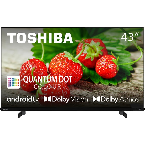 Televizor QLED Smart TOSHIBA 50QA42, Ultra HD 4K, HDR, 126 cm, Clasa E, Negru