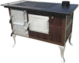 Soba Teracota Cu Plita Si Cuptor Pentru Gatit Pe Lemne, 6, 4 Kw, 77x106x61 Cm, Dreapta