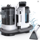Aspirator Spalare Tapiterie Lubluelu V6, 450W, 1.75L, Rezervor Dublu, Curatare Canapea, Saltea, Auto, Alb